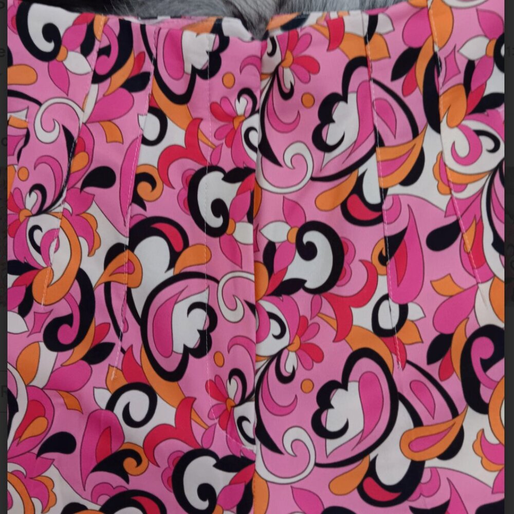 Zara Modern Paisley Print Ankle Pants - Picture 9 of 9